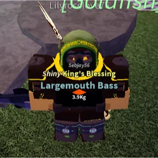 Shiny King's Blessing Largemouth Bass - fisch 