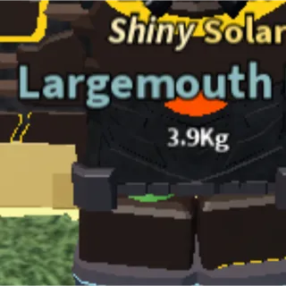 Shiny Solar Largemouth Bass - Fisch