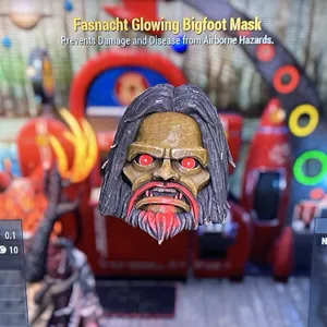 Glowing Bigfoot Mask