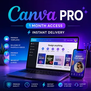 Canva Canva Pro 1 Month | Instant Delivery | Premium Access