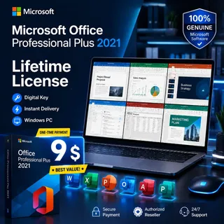 Microsoft Office Professional Plus 2021 | Genuine License Key | Windows PC