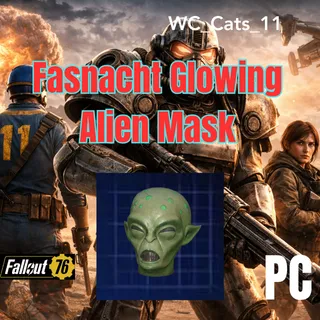 Fasnacht Glowing Alien Mask