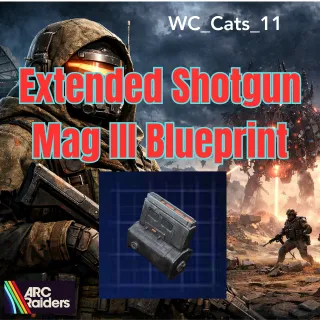 Extended Shotgun Mag III Blueprint