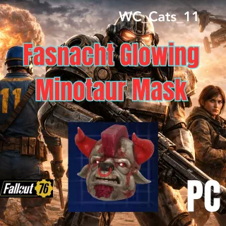 Fasnacht Glowing Minotaur Mask