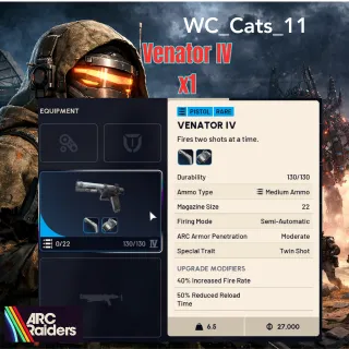 Venator x1 - With Attachments