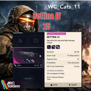 Bettina IV x5 - With Attachments