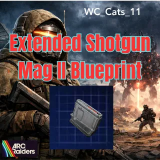 Extended Shotgun Mag II Blueprint