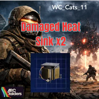 Damaged Heat Sink x2