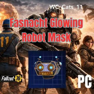 Fasnacht Glowing Robot Mask