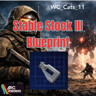 Stable Stock III Blueprint