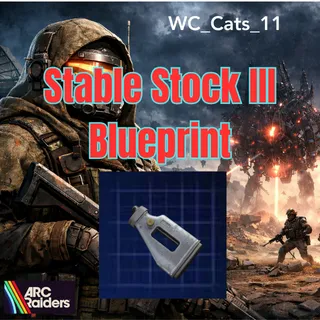 Stable Stock III Blueprint