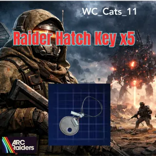 Raider Hatch Key x5
