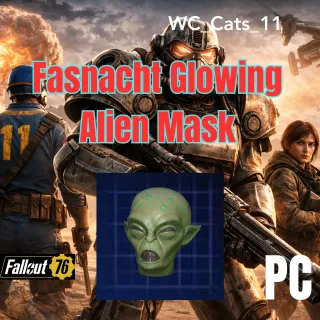 Fasnacht Glowing Alien Mask