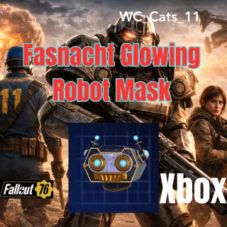 Fasnacht Glowing Robot Mask