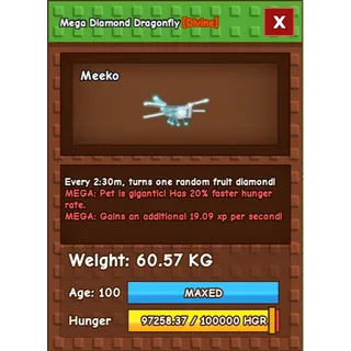Mega Diamond Dragonfly 60+ KG