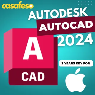 Autodesk AutoCAD 2024 - 2 YEARS Licence key For MAC