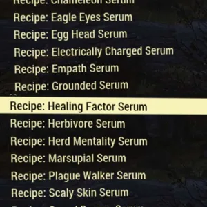 All 19 serum recipes