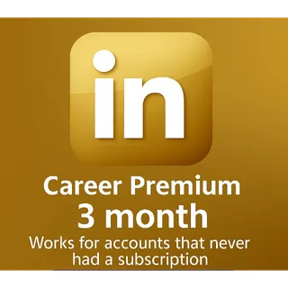 LinkedIn Premium Career 3 months