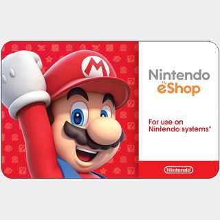 $20.00 Nintendo eShop Gift Card