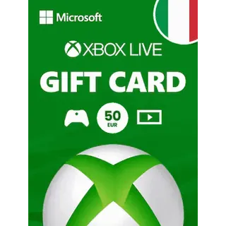 ITALY EUR | XBOX LIVE 50€ CARD
