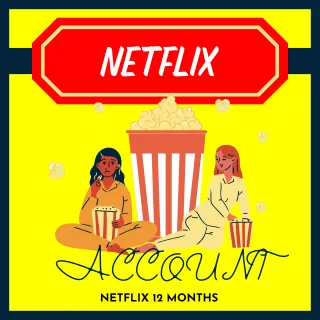 NETFLIX 12 MONTHS PERSONAL PROFILE WITH PASSWORD