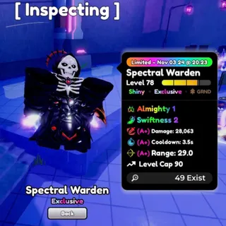 Spectral warden shiny