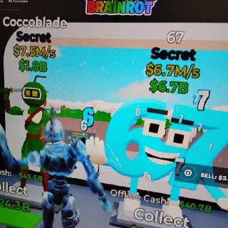 Fortnite Steal The Brainrot 67 Coccoblade