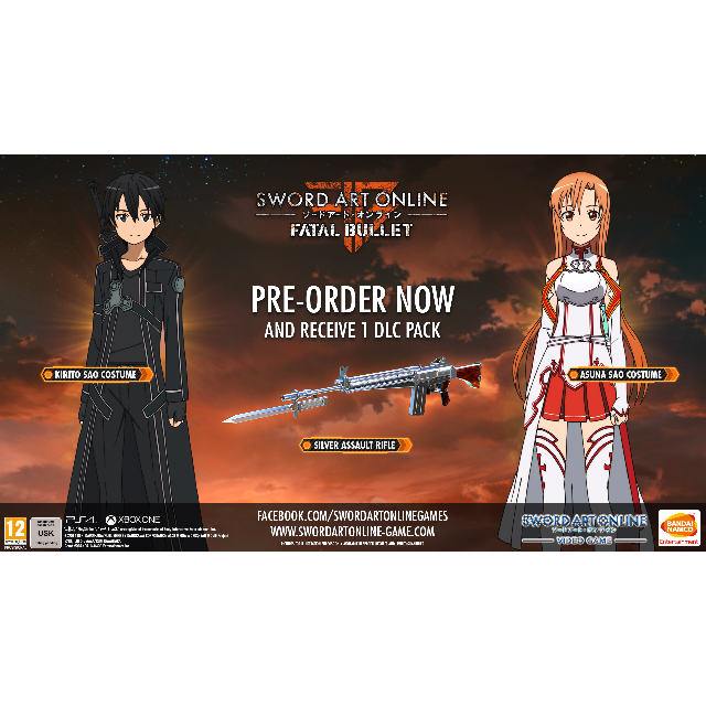 Sword Art Online Fatal Bullet Pre Order Dlc Xbox One - roblox xbox exclusive items preordering