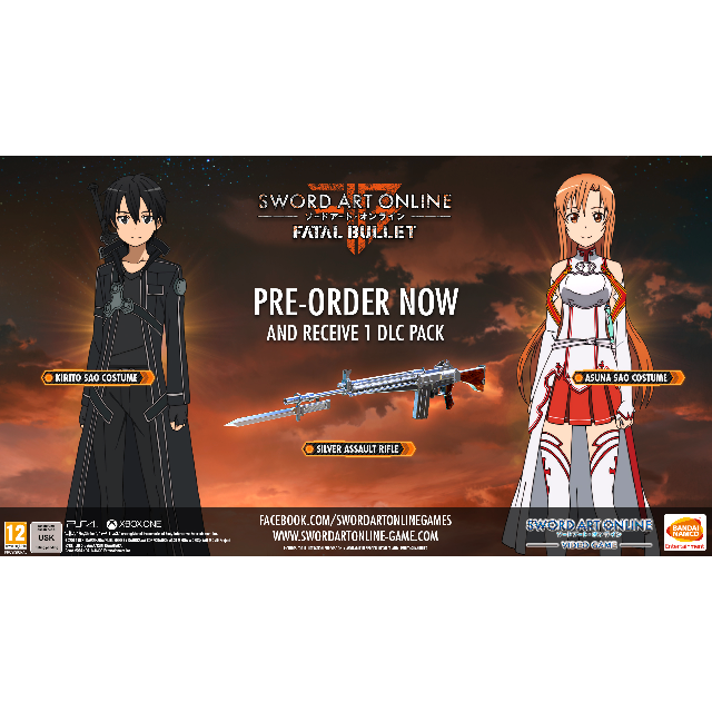 Sword Art Online Fatal Bullet Pre Order Dlc Xbox One - 