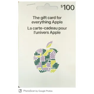 $100.00 CAD Apple