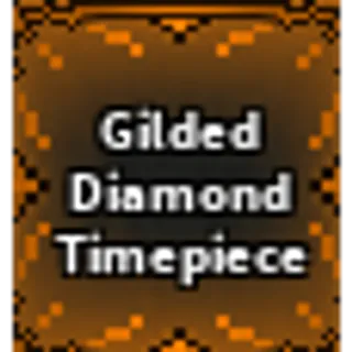 Gilded Diamond Timepiece - The Veil