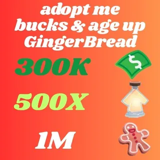 GingerBread  Age Up Poitions Bucks - Adopt Me 