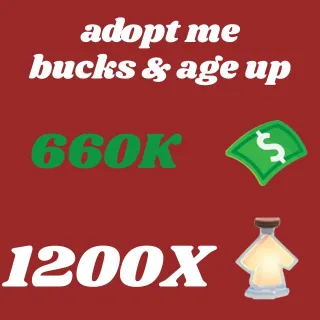 Bucks Age Up Potions - Adopt Me 