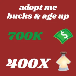 Bucks Age Up Potions - Adopt Me 