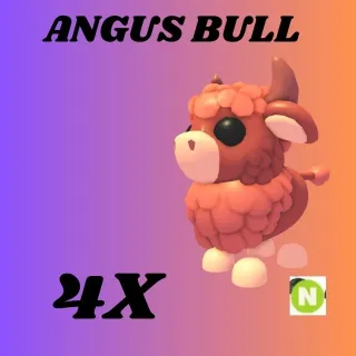 ANGUS BULL 4X NEON - Adopt Me 