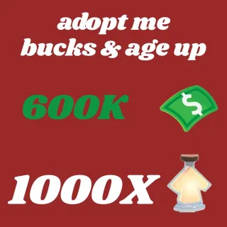 Bucks Age Up Potions - Adopt Me 