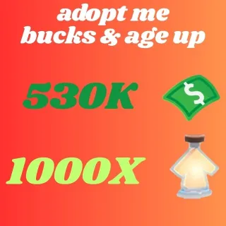Bucks Age Up Potions - Adopt Me 
