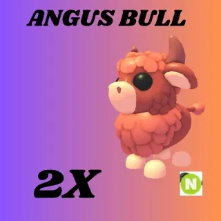 ANGUS BULL 2X NEON - Adopt Me 