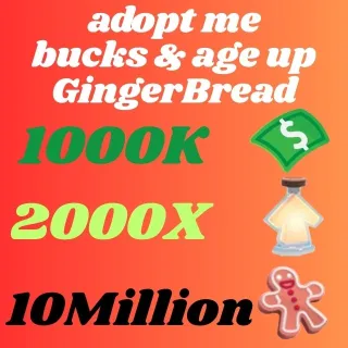 GingerBread  Age Up Poitions Bucks - Adopt Me 
