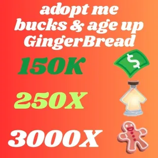 Bucks Age Up Potions GingerBread - Adopt Me 