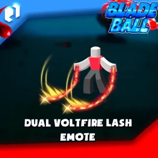 Dual Voltfire Lash | Emote | Blade ball