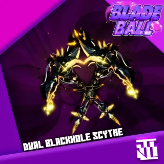 Dual blackhole scythe | Blade ball