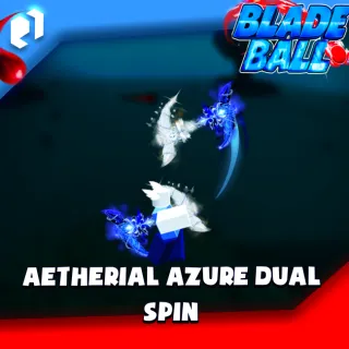 Aetherial Azure dual spin | Emote | Blade ball