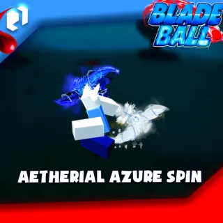 Aetherial Azure spin | Emote | Blade Ball