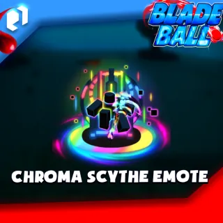 Chroma scythe | Emote | Blade ball