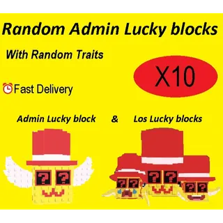 X10 Admin Lucky Blocks