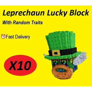 x10 Leprechaun Lucky Blocks