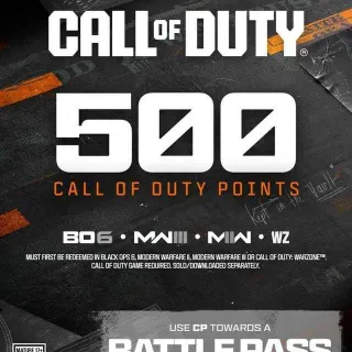 Call of Duty Points - 500 Xbox Series X|S and Xbox One [Digital Code]