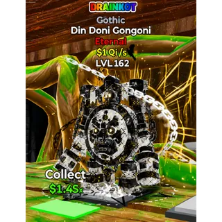 "Money maker" 1Qi/s Beautiful  Din Doni Gongoni LVL 162 Steal The Brainrot