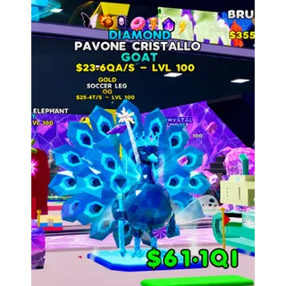 6 TRAITS PAVONE CRISTALLO LVL 100 Kick a Lucky Rot